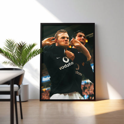 CRISTIANO RONALDO x WAYNE ROONEY - Posterspub